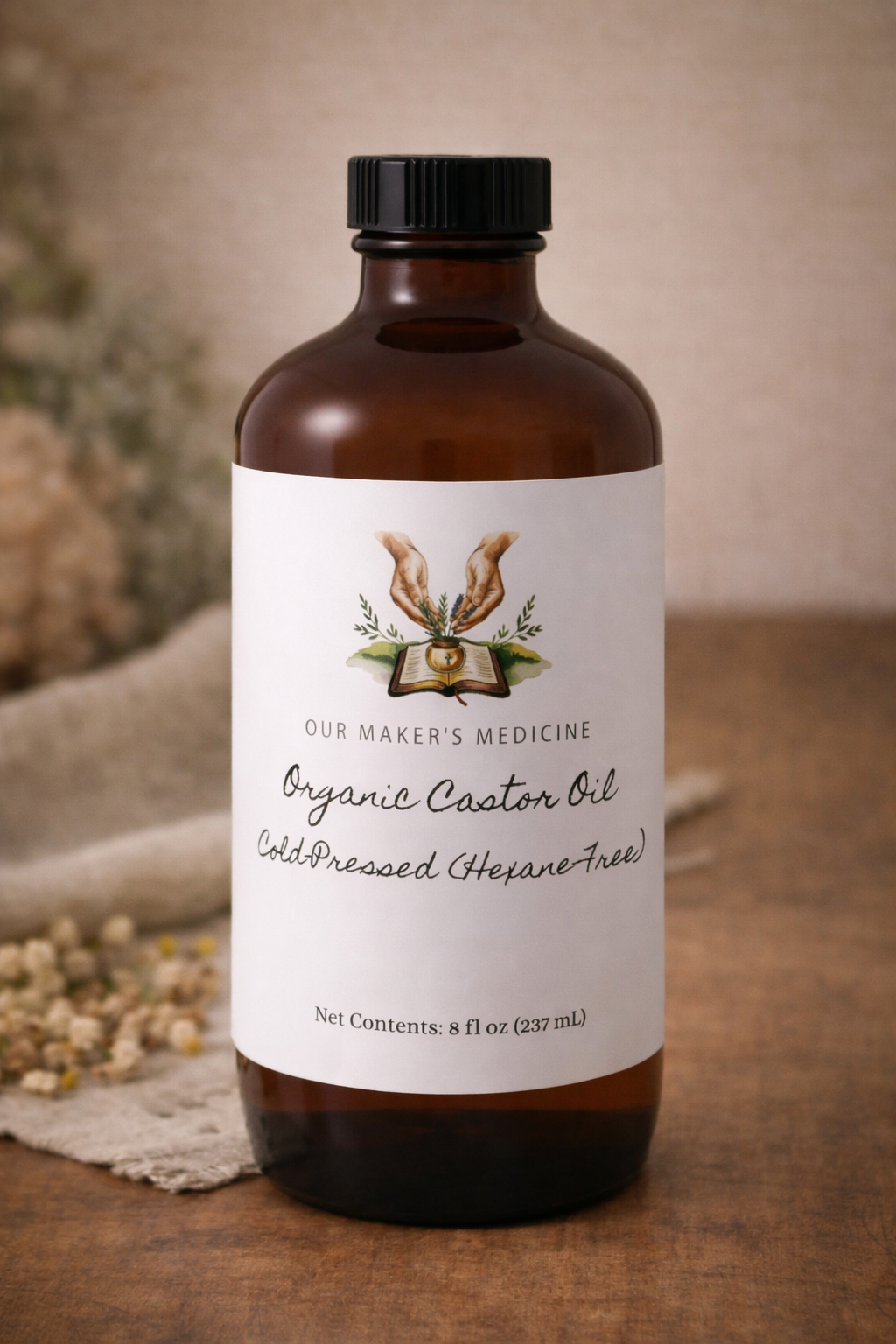 Organic Castor Oil ~ 8 oz