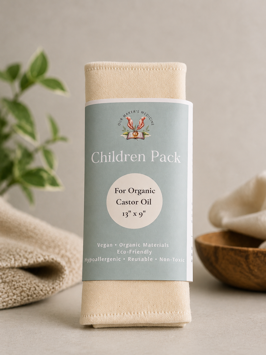 LIMITED TIME OFFER - Adult & Children's Liver Castor Oil Packs
