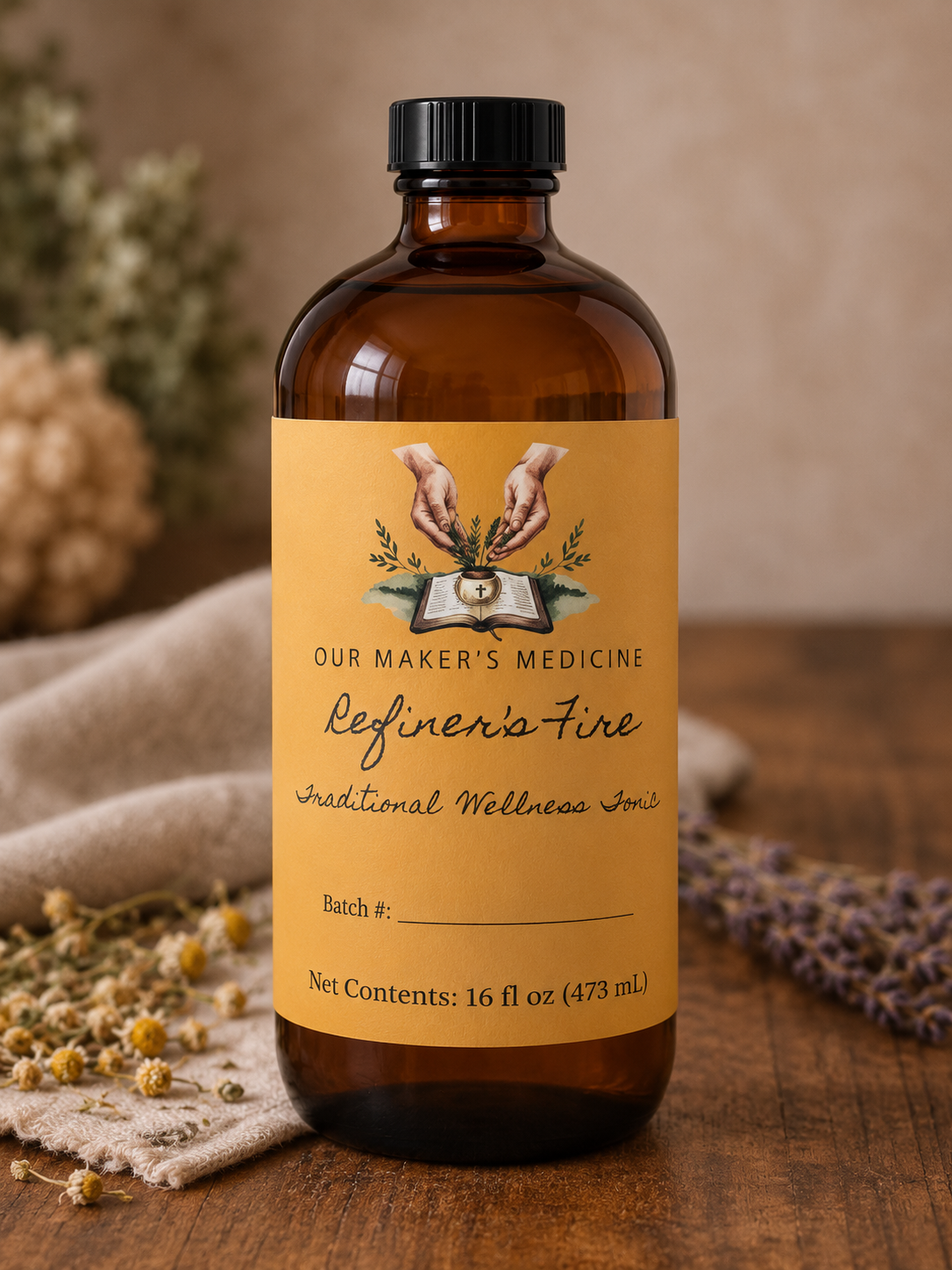 Refiner's Fire — Traditional Wellness Tonic 16oz